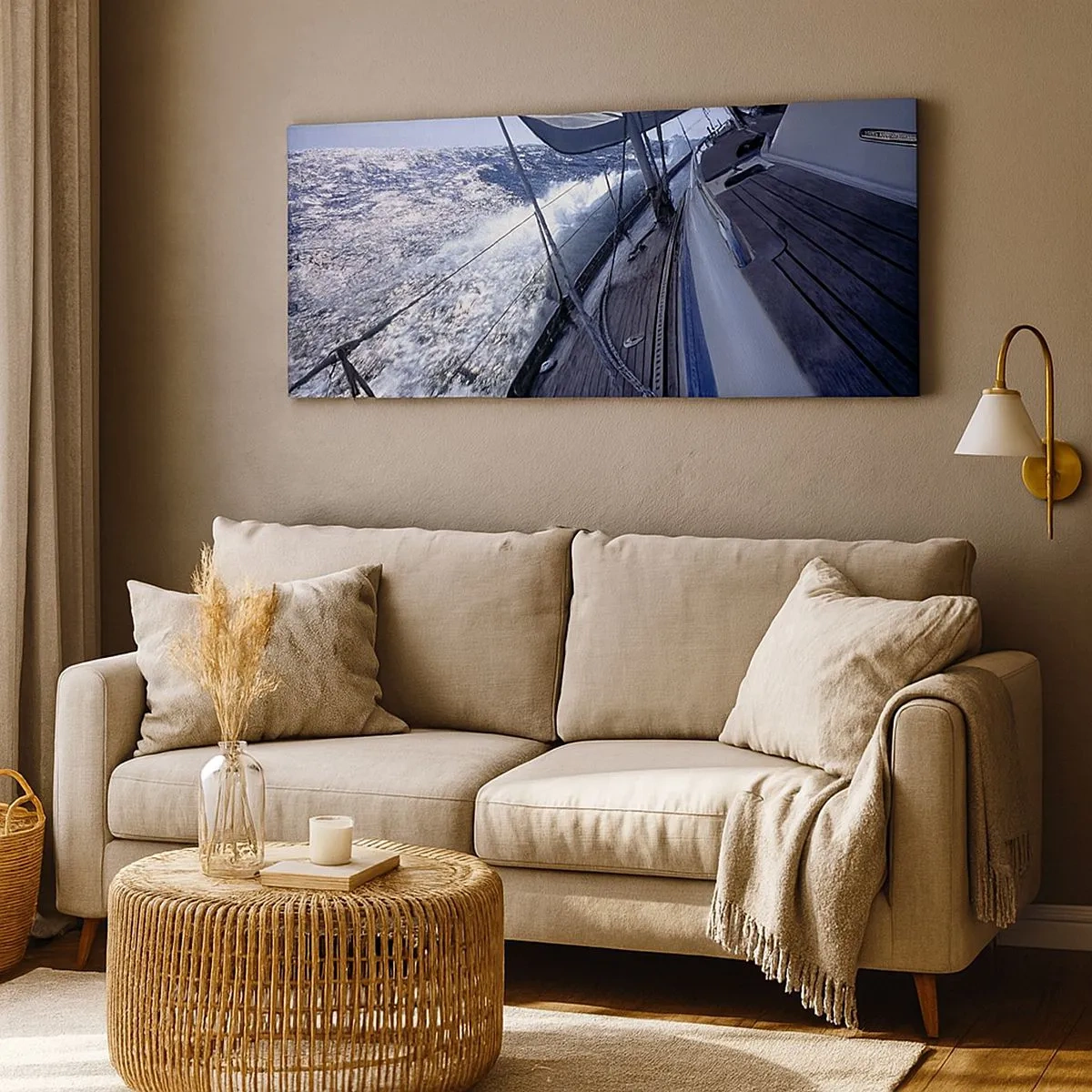 Cuadro sobre lienzo - Impresión de Imagen - Sé lo que es ser un pájaro - 100x40 cm