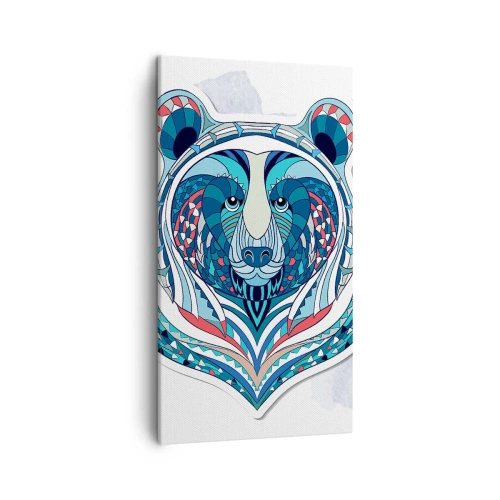 Cuadro sobre lienzo - Impresión de Imagen - ¡Viva Groenlandia! - 45x80 cm