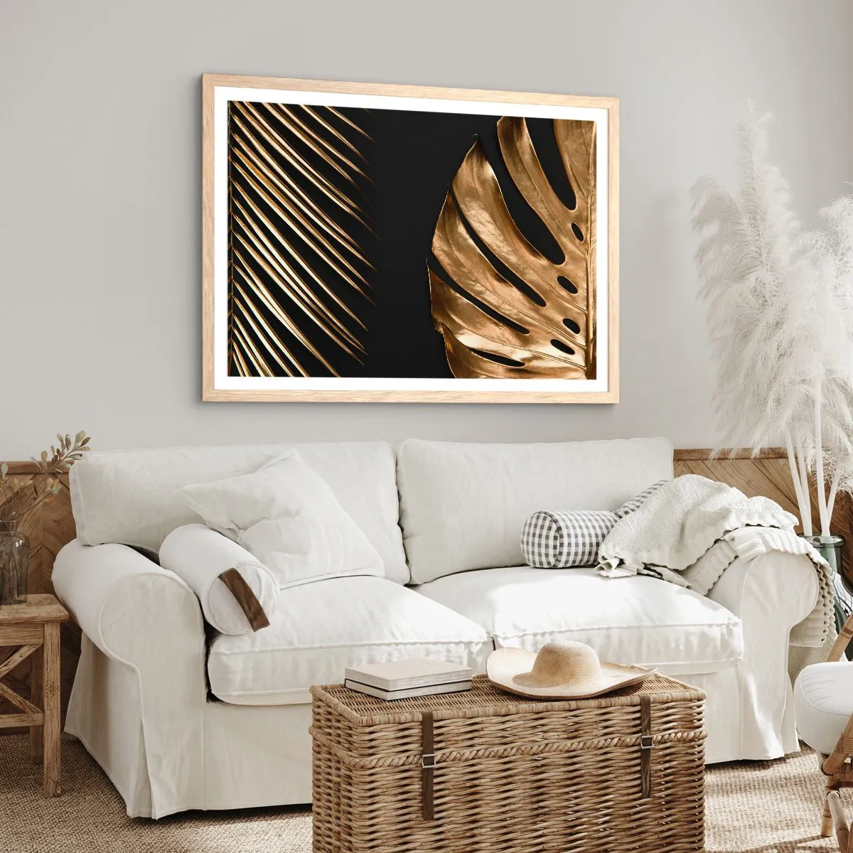 Póster en marco roble claro - Diferente, e igualmente valioso - 100x70 cm