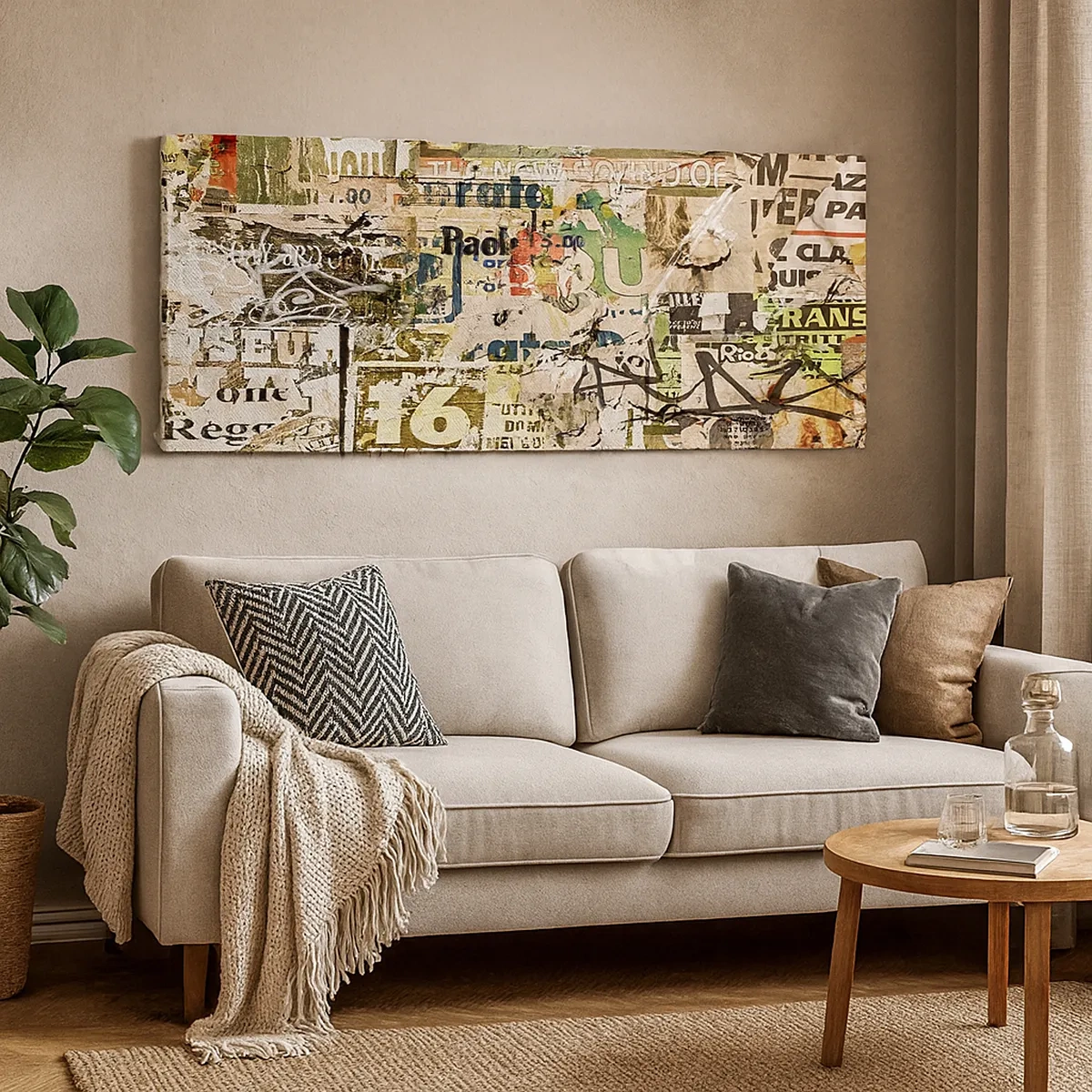 Cuadro sobre lienzo - Impresión de Imagen - Oh, está sucediendo... - 30x30 cm