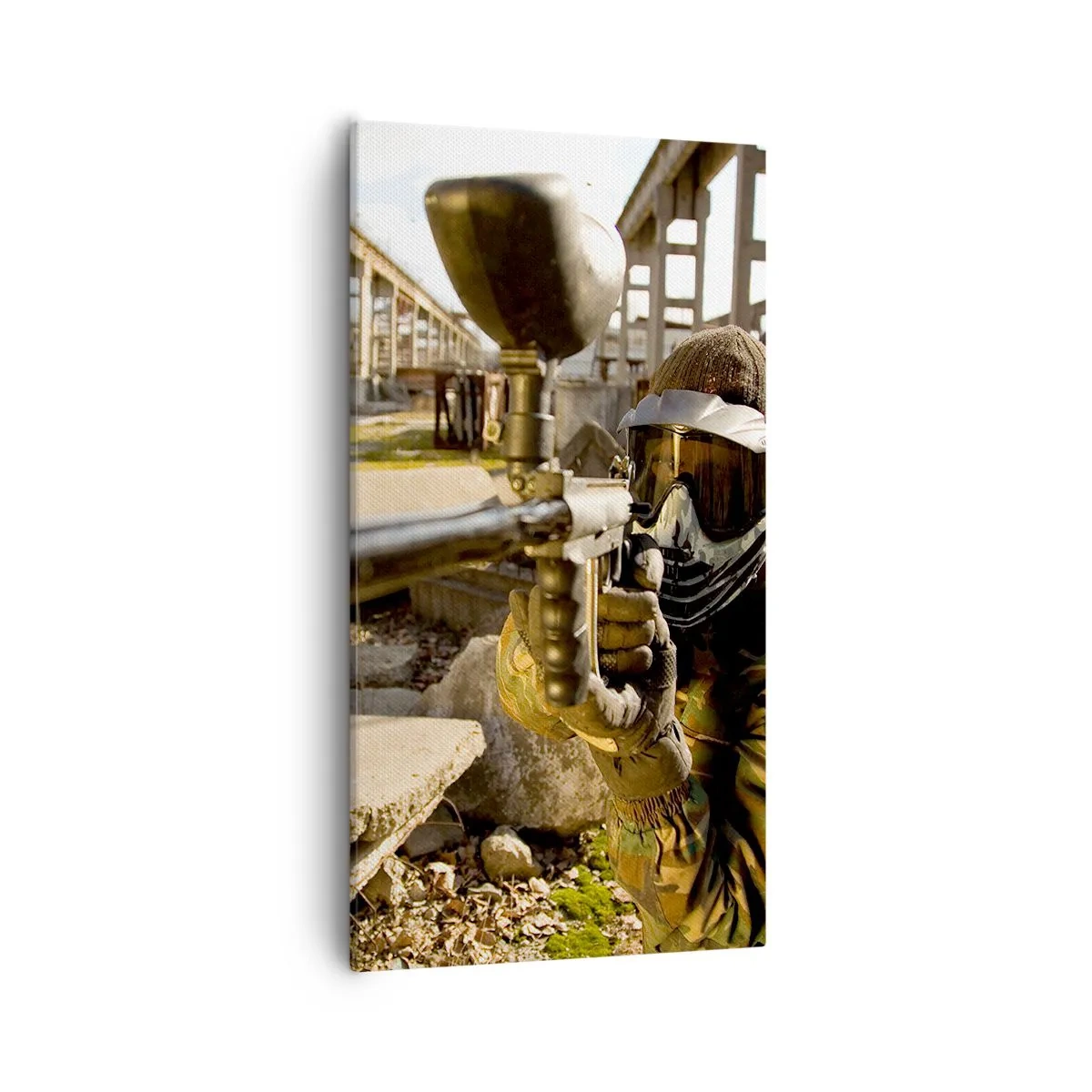 Cuadro sobre lienzo - Impresión de Imagen - Y puedes ser un héroe - 55x100 cm