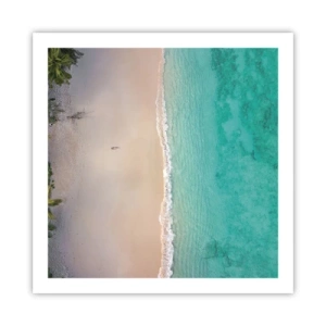 Póster - Playa del paraíso - 60x60 cm