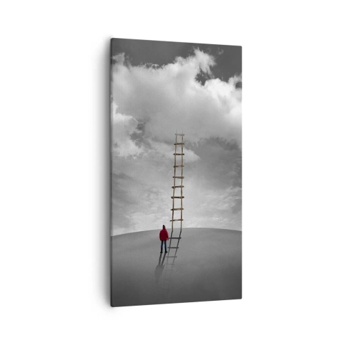 Cuadro sobre lienzo - Impresión de Imagen - Todo es posible - 55x100 cm