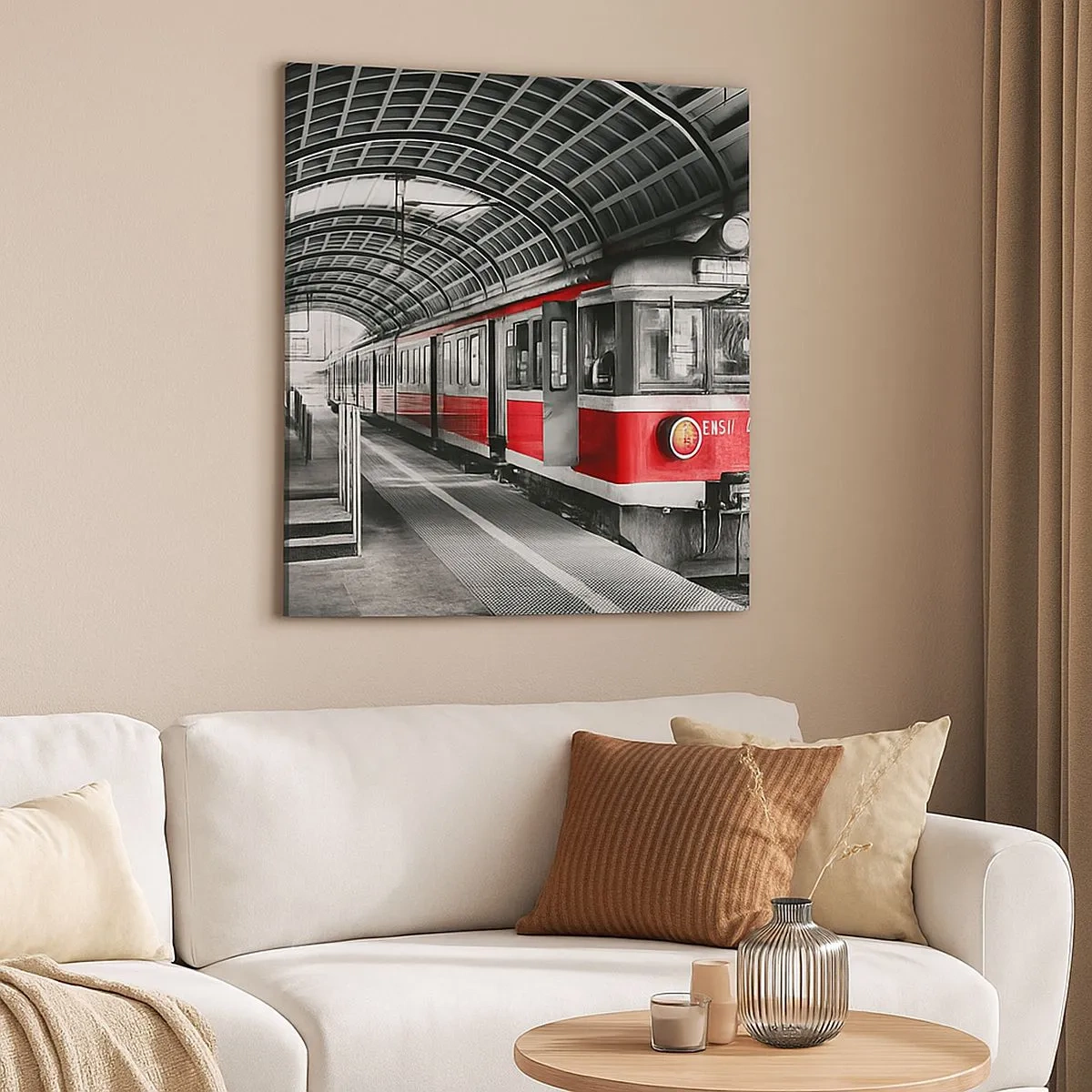 Cuadro sobre lienzo - Impresión de Imagen - ¿El viaje de su vida? - 30x30 cm