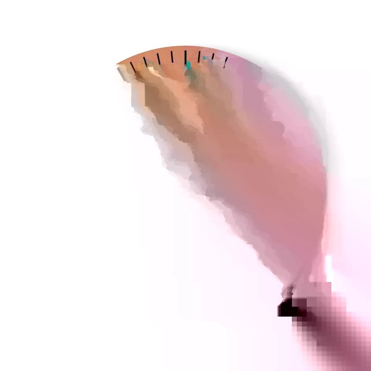 Reloj de pared - Reloj de vidrio - La energía de la vida - 30x30 cm