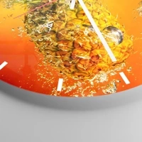 Esfera sin numeración, con rayas