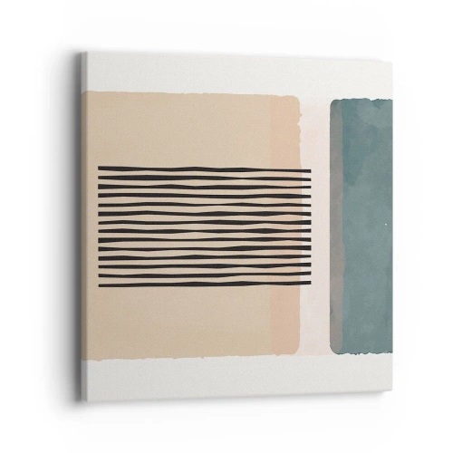 Cuadro sobre lienzo - Impresión de Imagen - Todo en orden - 40x40 cm