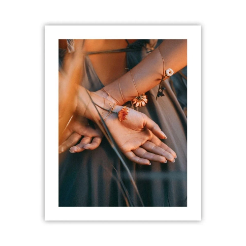 Póster - Conectada con la naturaleza - 40x50 cm