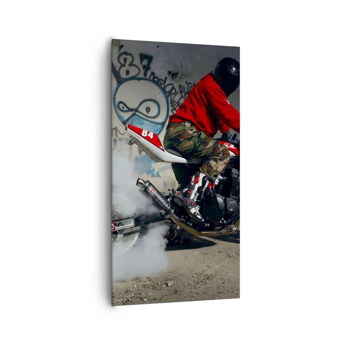 Cuadro sobre lienzo - Impresión de Imagen - ¡Persígueme! - 65x120 cm