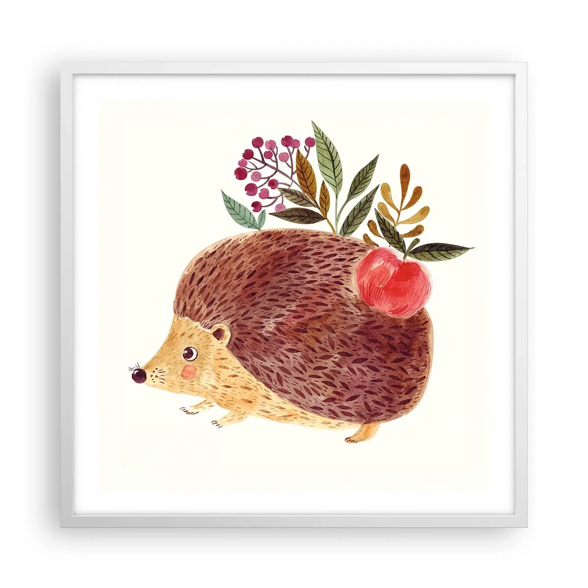 Póster en marco blanco - Y ya te gusto - 60x60 cm