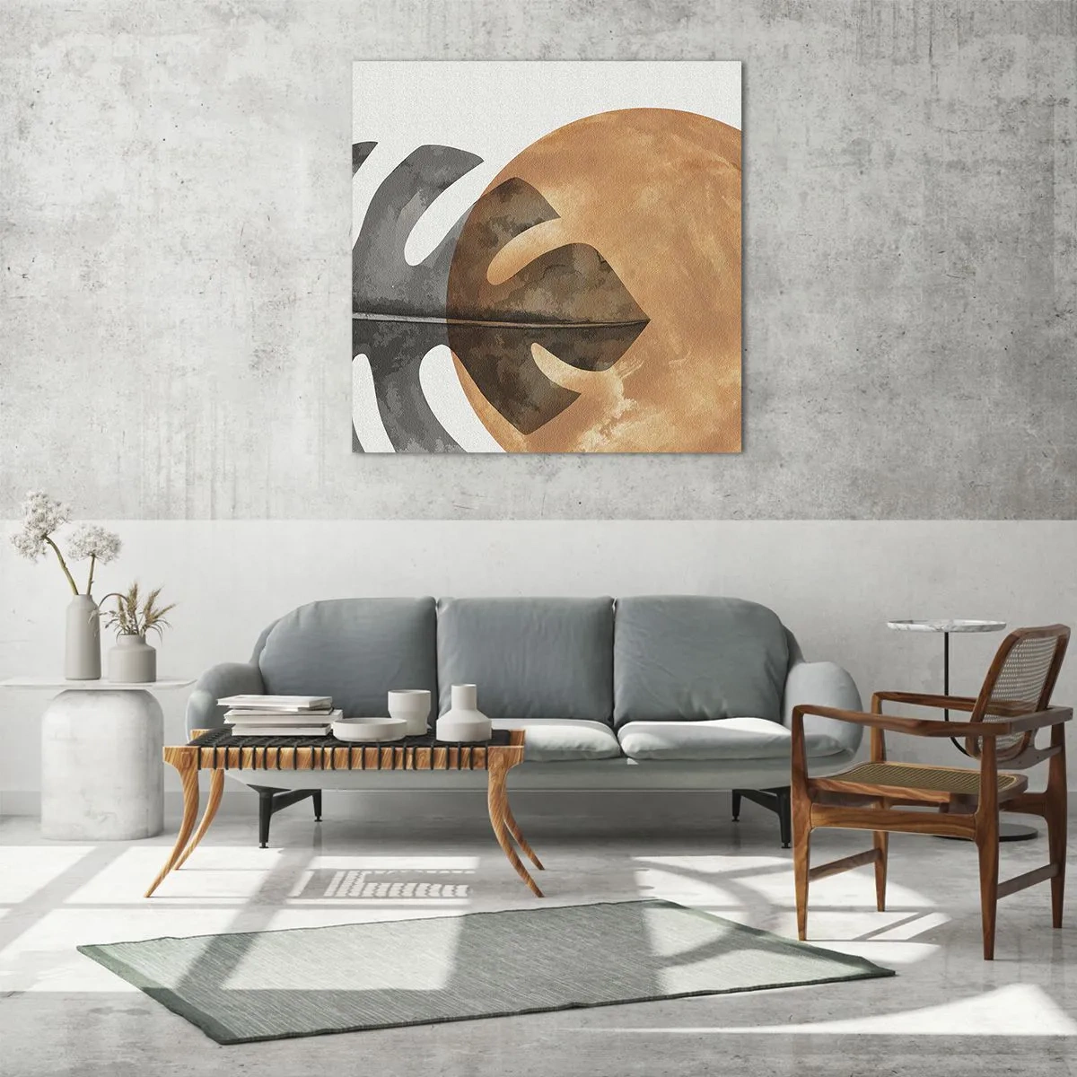 Cuadro sobre vidrio - Impresiones sobre Vidrio - Siempre el sol - 70x70 cm