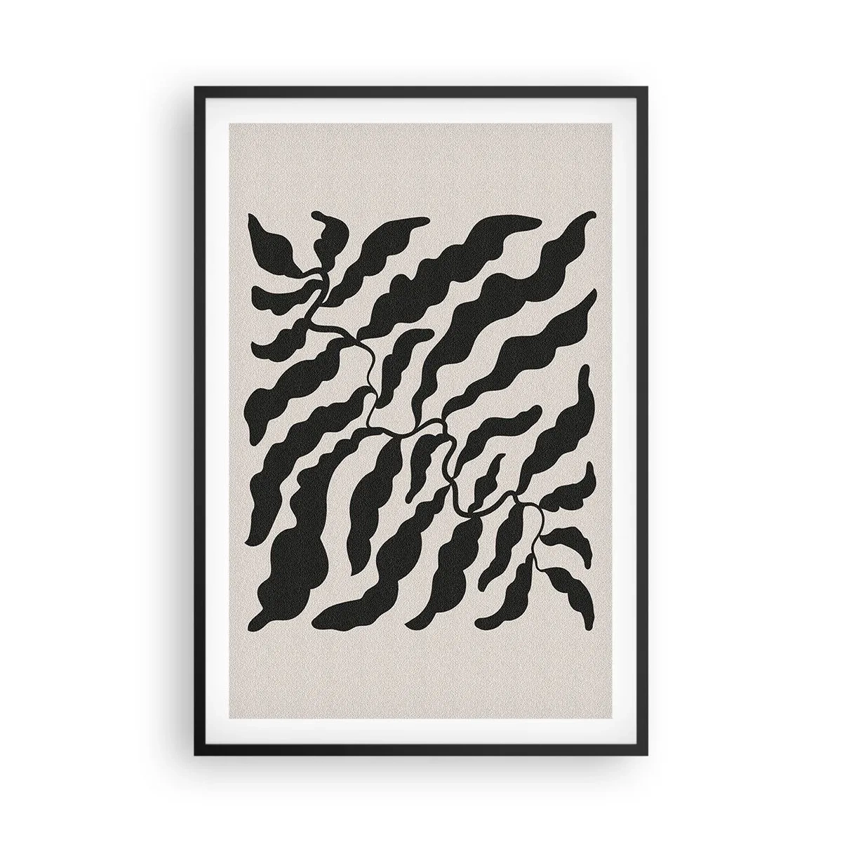 Póster en marco negro - La naturaleza de un cuadrado - 61x91 cm