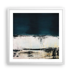 Póster en marco blanco - Composición horizontal - 50x50 cm