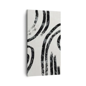 Cuadro sobre lienzo - Impresión de Imagen - A medias - 45x80 cm