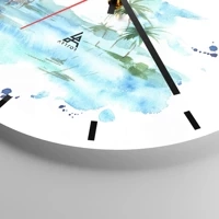 Esfera sin numeración, con rayas