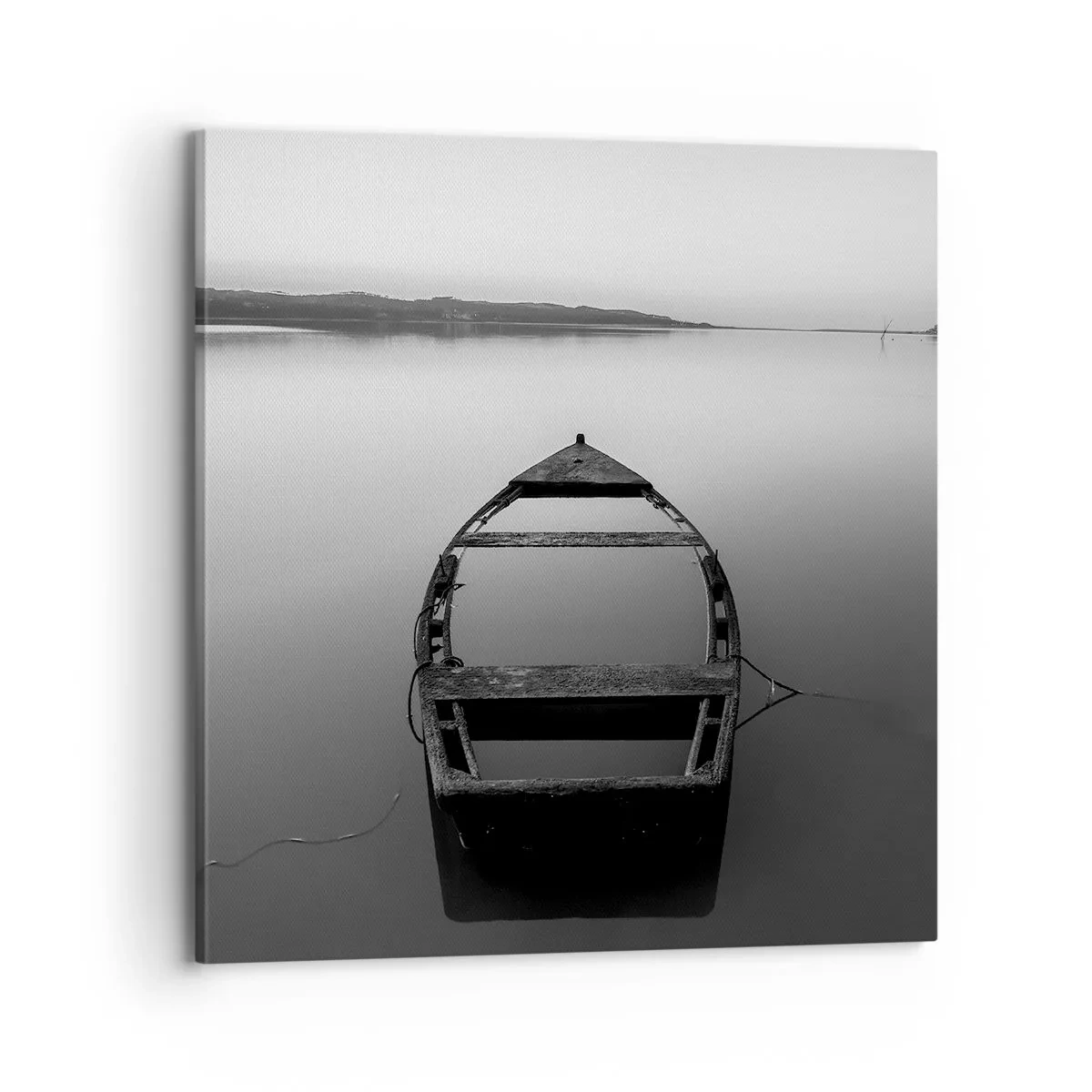 Cuadro sobre lienzo - Impresión de Imagen - Anhelo y melancolía - 70x70 cm