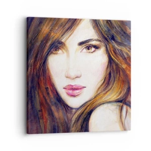 Cuadro sobre lienzo - Impresión de Imagen - Veo tus pensamientos - 30x30 cm