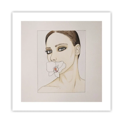 Póster - Elegancia y belleza - 40x40 cm