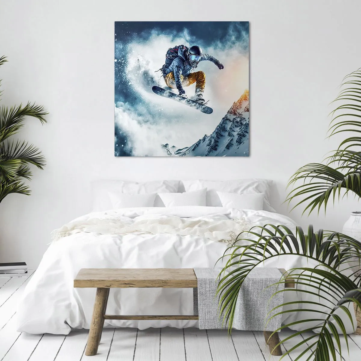 Cuadro sobre lienzo - Impresión de Imagen - Emociones extremas - 40x40 cm