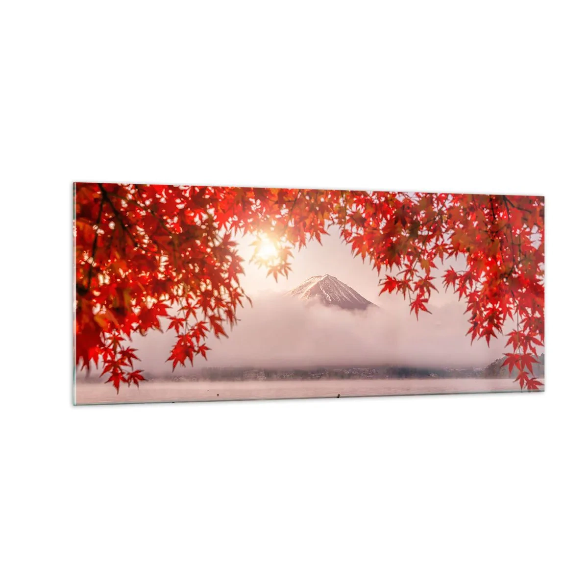 Cuadro sobre vidrio - Impresiones sobre Vidrio - Estilo japonés - 100x40 cm