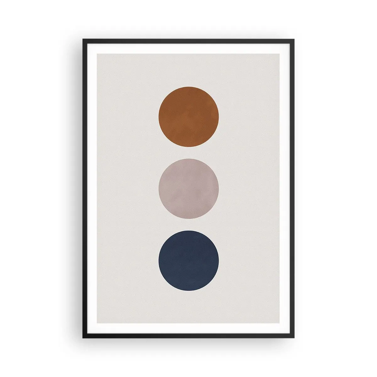 Póster en marco negro - Símbolo de perfección - 70x100 cm