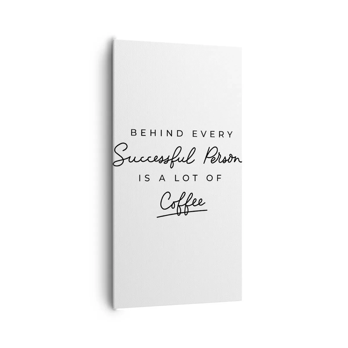 Cuadro sobre lienzo - Impresión de Imagen - El secreto del éxito - 65x120 cm