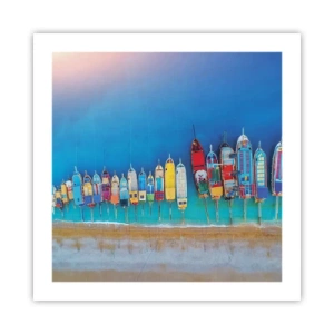 Póster - A vista de pájaro - 50x50 cm