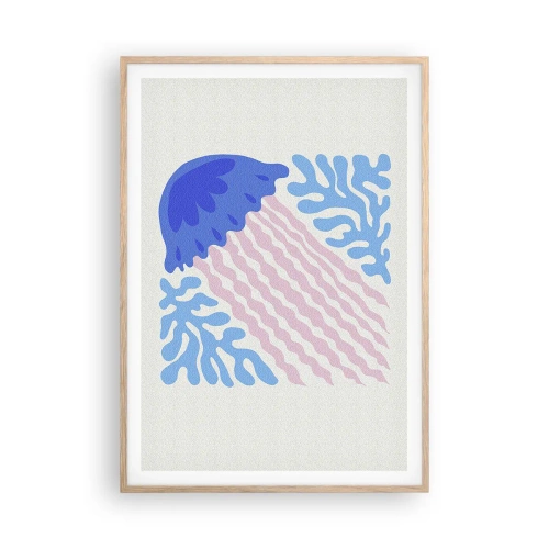 Póster en marco roble claro - Como de otro mundo - 70x100 cm