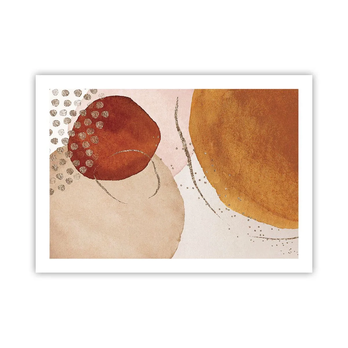 Póster - Movimiento abstracto - 70x50 cm