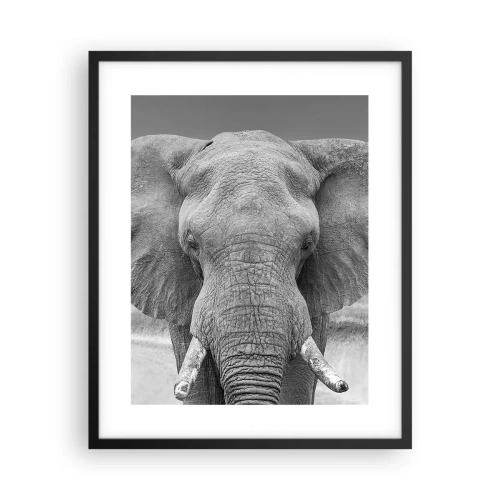 Póster en marco negro - Bienvenido a mi mundo - 40x50 cm