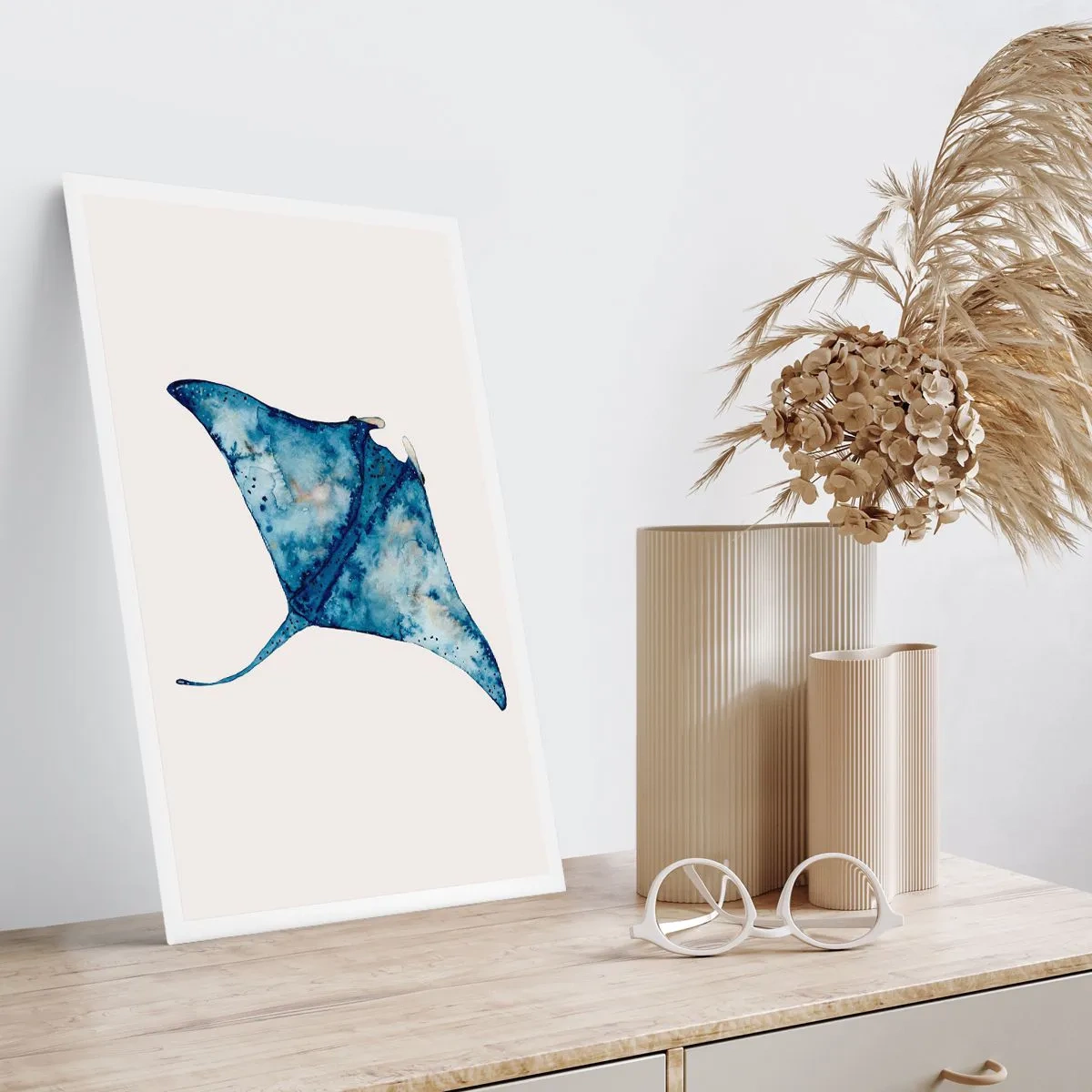 Póster - La vida en azul - 40x50 cm