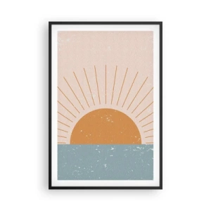 Póster en marco negro - La maravilla de cada día - 61x91 cm