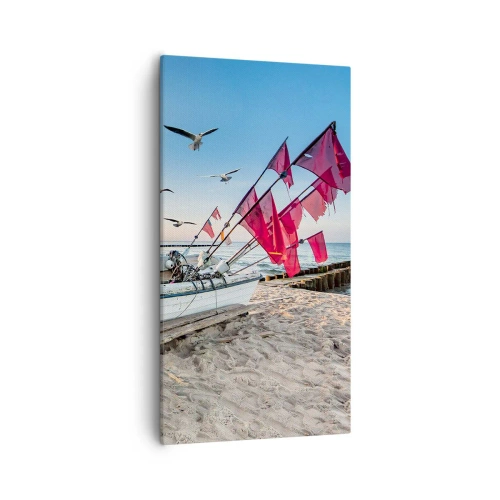 Cuadro sobre lienzo - Impresión de Imagen - Un merecido descanso - 55x100 cm