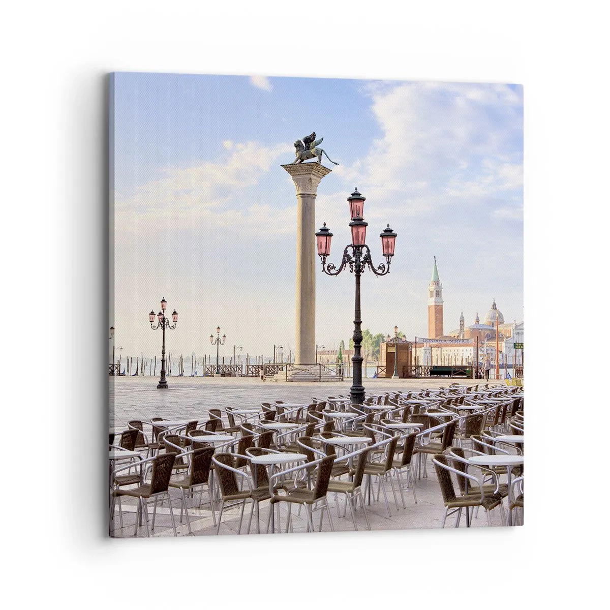 Cuadro sobre lienzo - Impresión de Imagen - Vamos, todo está listo - 70x70 cm