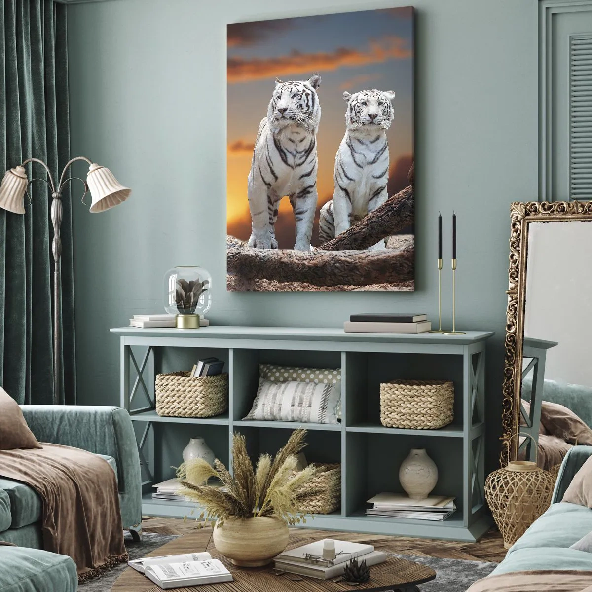 Cuadro sobre lienzo - Impresión de Imagen - Como en Narnia - 65x120 cm