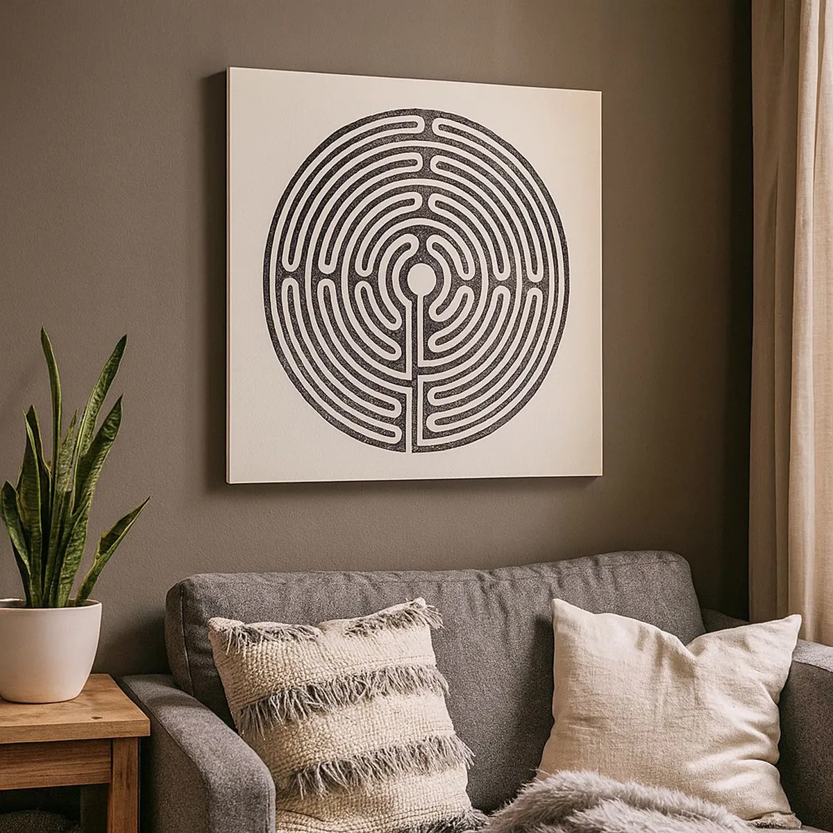 Cuadro sobre lienzo - Impresión de Imagen - Orden misterioso - 30x30 cm