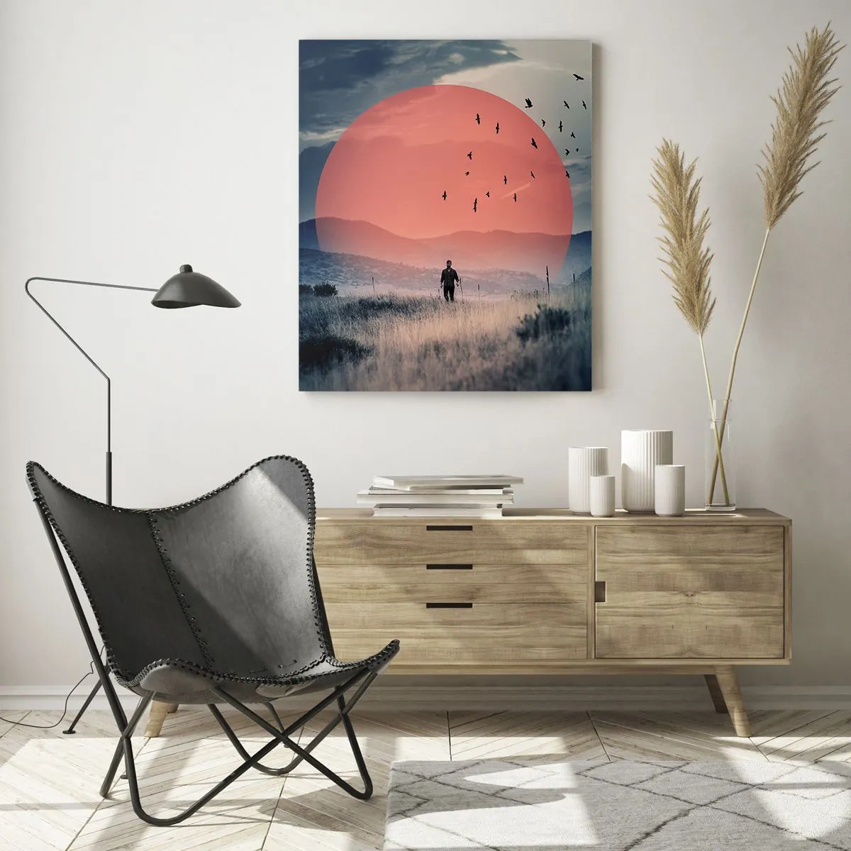 Cuadro sobre vidrio - Impresiones sobre Vidrio - En su elemento - 70x100 cm