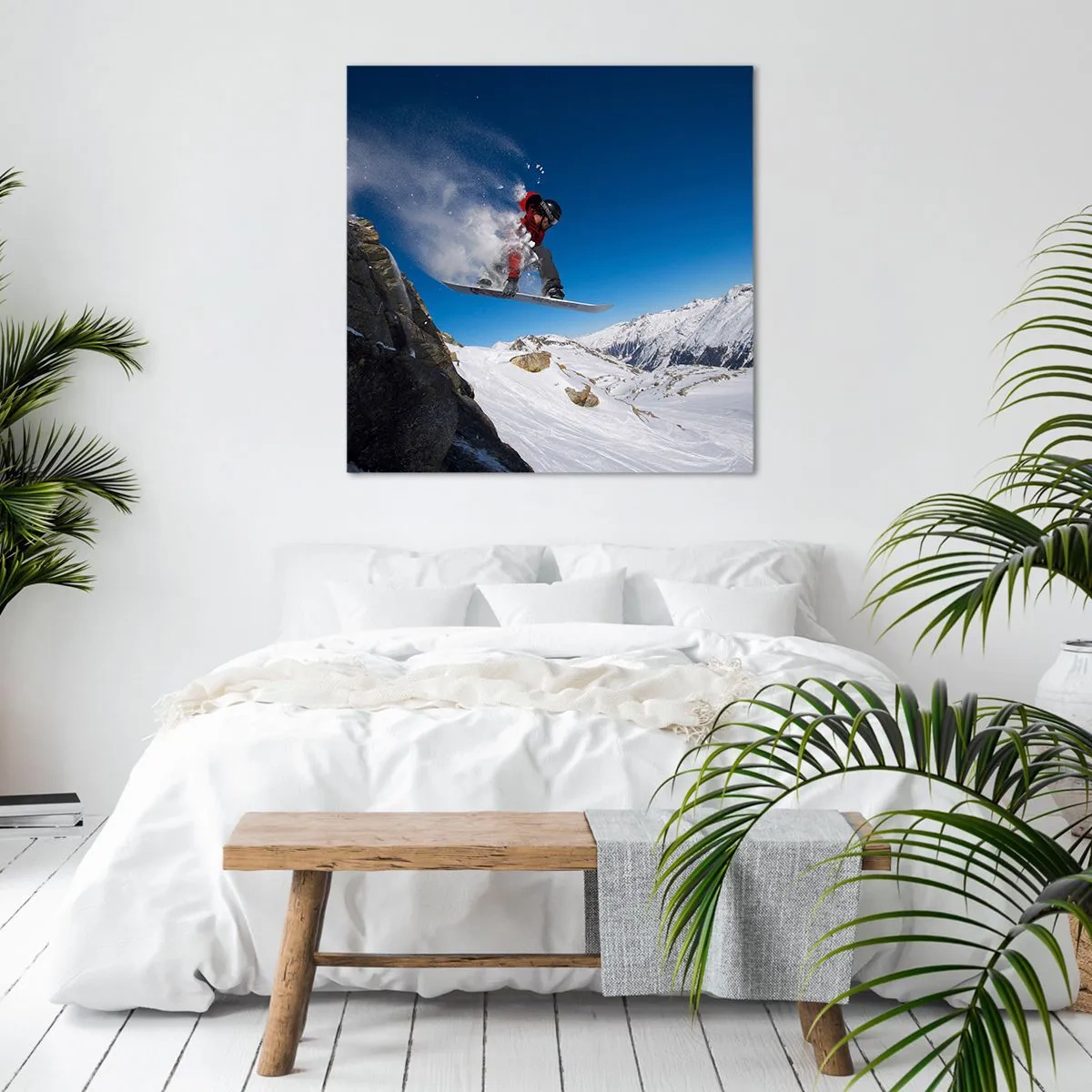 Cuadro sobre lienzo - Impresión de Imagen - Y te convertiste en parte del lugar - 70x70 cm