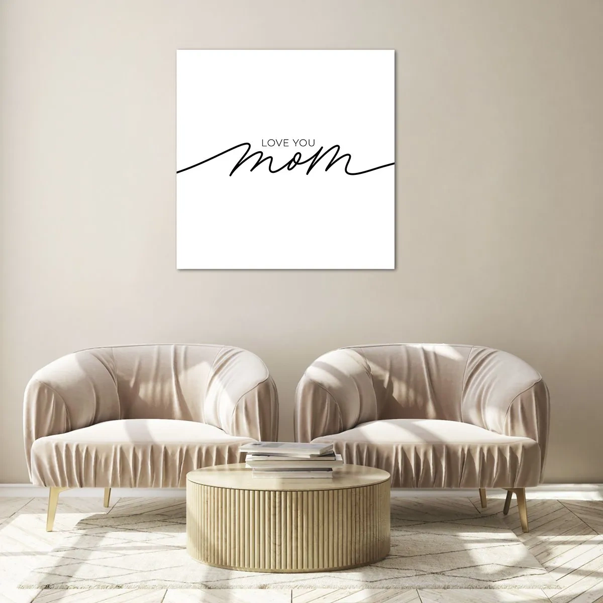 Cuadro sobre vidrio - Impresiones sobre Vidrio - Gran emoción - 70x70 cm