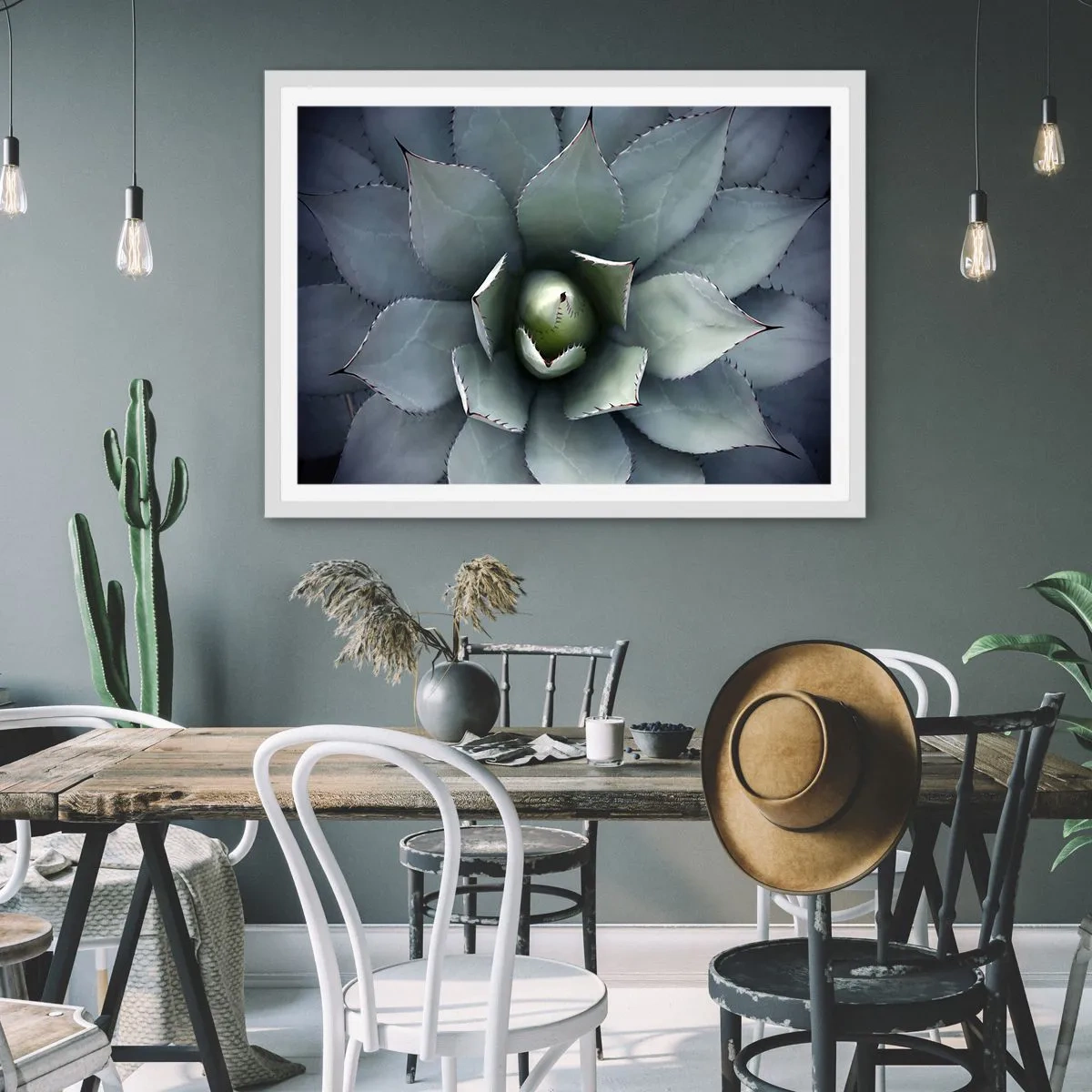 Póster en marco blanco - Perfección natural - 100x70 cm