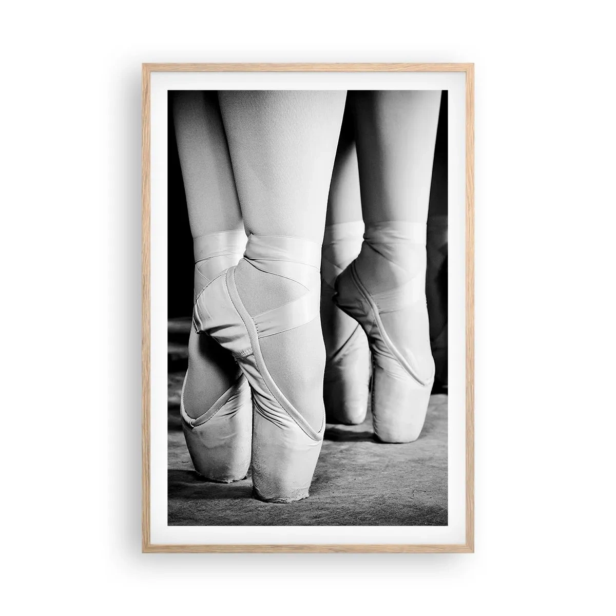 Póster en marco roble claro - En conjunto y al unísono - 61x91 cm