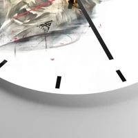 Esfera sin numeración, con rayas