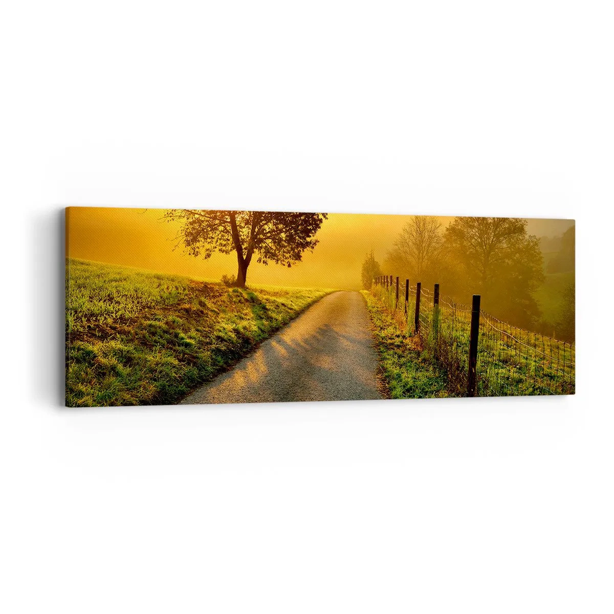 Cuadro sobre lienzo - Impresión de Imagen - Tarde melosa - 90x30 cm