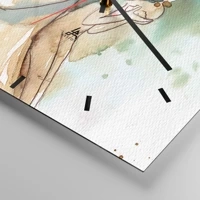 Esfera sin numeración, con rayas