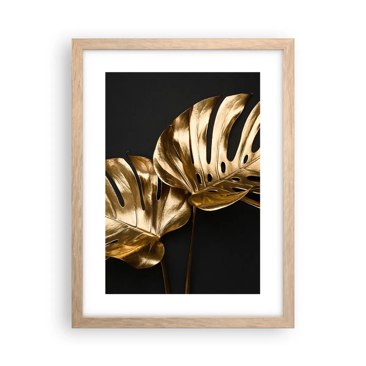 Póster en marco roble claro - Tesoros de la naturaleza - 30x40 cm