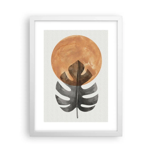 Póster en marco blanco - Siempre el sol - 30x40 cm