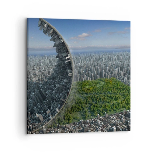 Cuadro sobre lienzo - Impresión de Imagen - La naturaleza es eterna - 70x70 cm