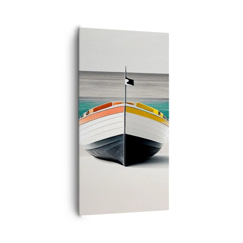 Cuadro sobre lienzo - Impresión de Imagen - En su lugar exacto - 65x120 cm