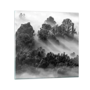 Cuadro sobre vidrio - Impresiones sobre Vidrio - Levantarse del sueño - 30x30 cm