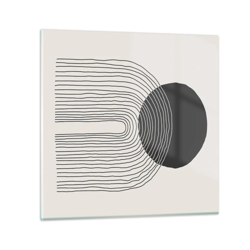 Cuadro sobre vidrio - Impresiones sobre Vidrio - Temblor y certeza - 60x60 cm